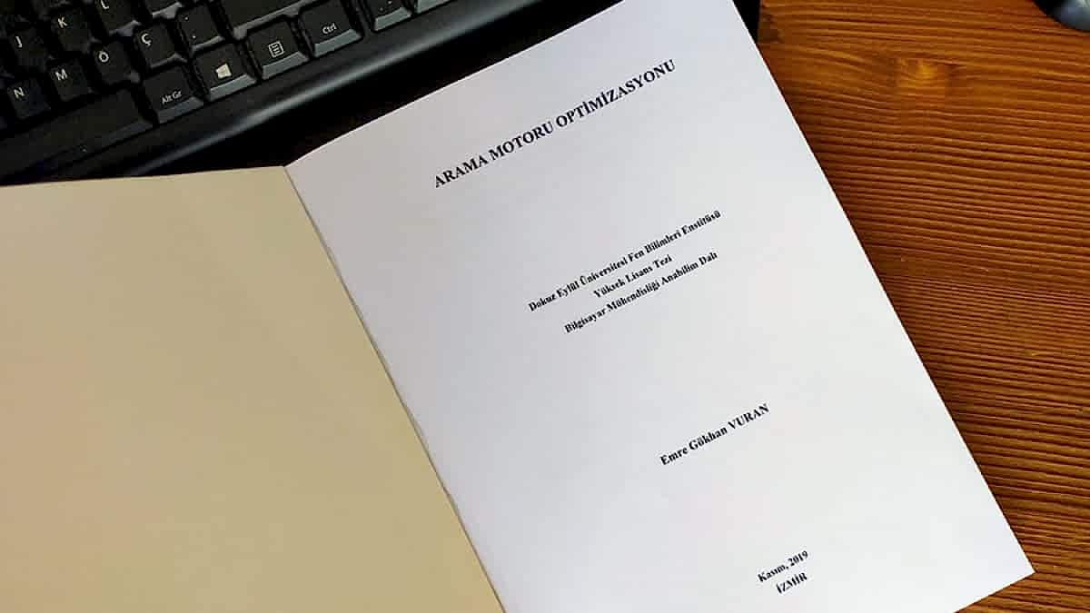 Dokuz Eylül Üniversitesi SEO Master Tezi